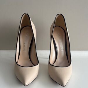 Casadei Beige and Black Heels